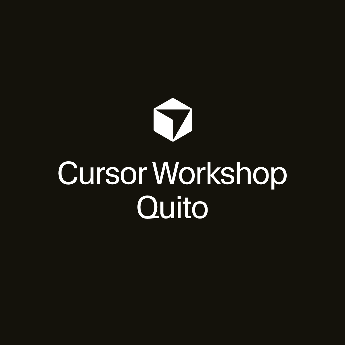 Cursor Workshop Quito