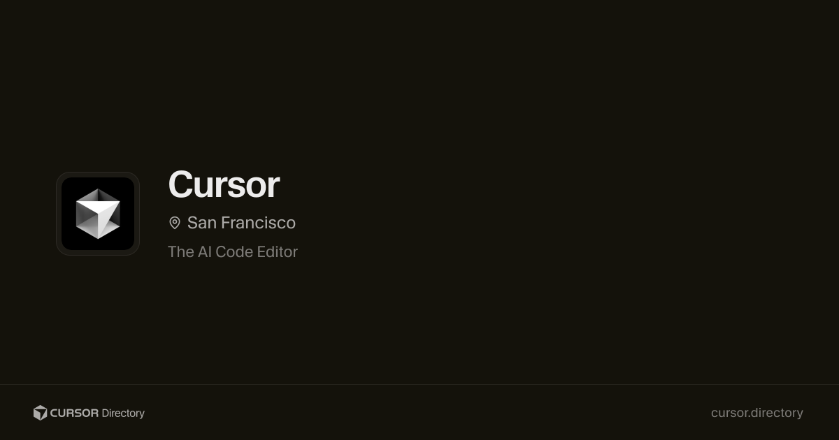 Cursor's Profile | Cursor Directory | Cursor Directory