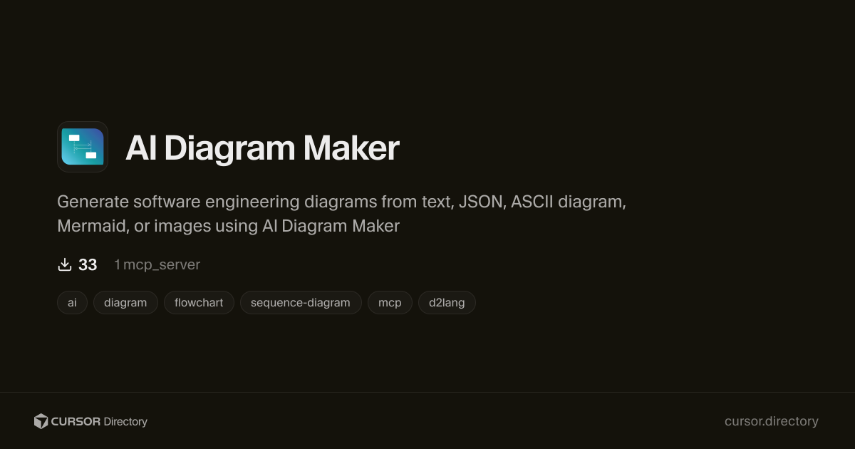 AI Diagram Maker | Cursor Directory | Cursor Directory