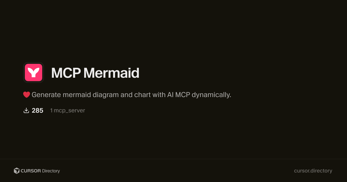 MCP Mermaid | Cursor Directory | Cursor Directory
