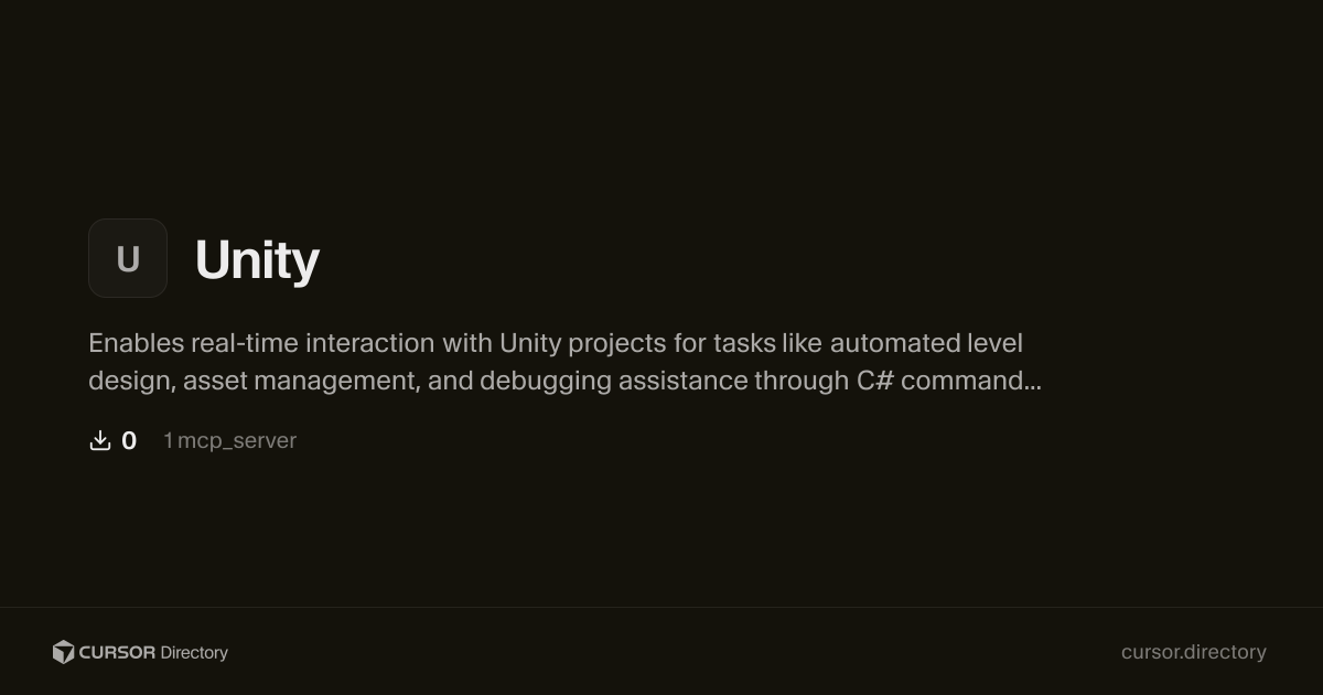 Unity | Cursor Directory | Cursor Directory