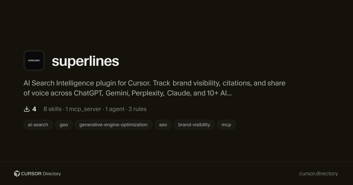 superlines | Cursor Directory | Cursor Directory